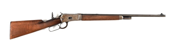 (C) FIRST YEAR PRODUCTION WINCHESTER MODEL 53 TAKEDOWN .44 WCF LEVER ACTION RIFLE.