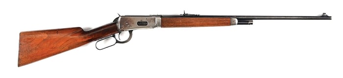 (C) WINCHESTER MODEL 55 TAKEDOWN LEVER ACTION CARBINE IN .30 WCF (1927).