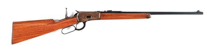 (C) WINCHESTER MODEL 53 LEVER ACTION RIFLE IN .32-20 WCF (1925).