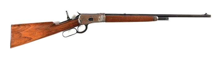 (C) WINCHESTER MODEL 53 LEVER ACTION RIFLE IN .25-20 WCF.