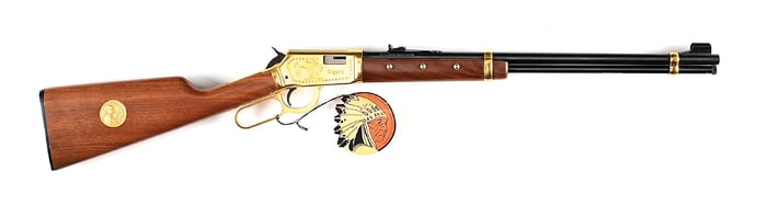 (M) CHEYENNE COMMEMORATIVE WINCHESTER MODEL 9422 TAKEDOWN LEVER ACTION RIFLE.