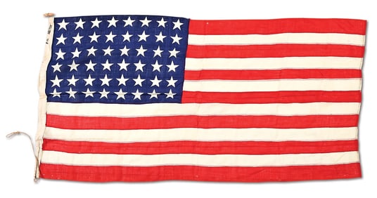 LOT OF 3: US WWII AMERICAN FLAG BULLET, AND BALL BEARING CARRIED BY GENERAL HENRY KELLOGG DURING