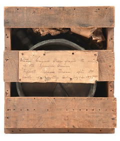 STEAM GAUGE CAPTURED FROM THE WRECK OF THE INFANTA MARIA TERESA AFTER THE BATTLE OF SANTIAGO DE