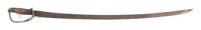 RELIC CONFEDERATE NASHVILLE PLOW WORKS SABER.