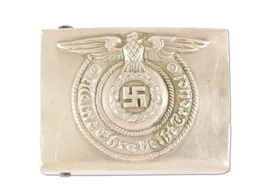 THIRD REICH SS BELT BUCKLE.