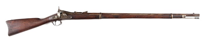 (A) ALTERED ALLEN CONVERSION SPRINGFIELD ARMORY MODEL 1866 TRAPDOOR RIFLE.