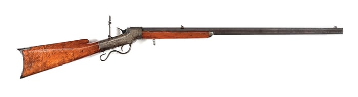 (A) MERRIMACK ARMS CO BALLARD SPORTING SINGLE SHOT RIFLE.