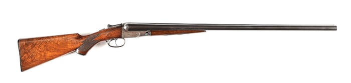 (C) PARKER BROS. VH GRADE 12 GAUGE SIDE BY SIDE SHOTGUN WITH PRESENTATION INSCRIPTION.
