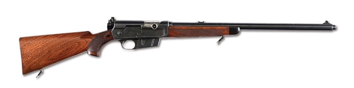 (C) DELUXE CUSTOM REMINGTON WOODSMASTER MODEL 81 SEMI AUTOMATIC RIFLE.