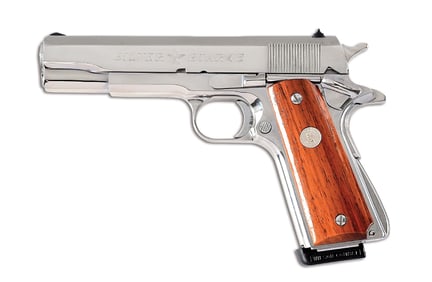 (M) COLT 1911 A1 GOVERNMENT MODEL SILVER STAR SPECIAL EDITION .45 ACP SEMI-AUTOMATIC PISTOL (1984).
