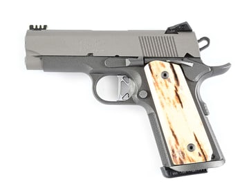 (M) USELTON ARMS COMPACT CLASSIC .45 ACP 1911A1 SEMI-AUTOMATIC PISTOL WITH SOFT CASE.