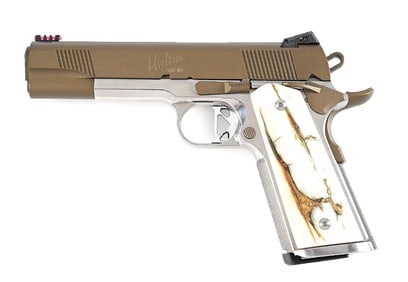 (M) USELTON ARMS 1911A1 .45 ACP SEMI-AUTOMATIC PISTOL WITH SOFT CASE.
