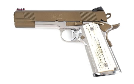 (M) USELTON ARMS 1911A1 .45 ACP SEMI-AUTOMATIC PISTOL WITH SOFT CASE.
