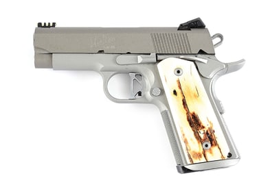 (M) USELTON ARMS COMPACT CLASSIC 1911A1 .45 ACP SEMI-AUTOMATIC PISTOL WITH SOFT CASE.