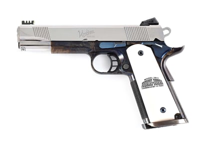 (M) USELTON ARMS COMMEMORATIVE 1911A1 .45 ACP SEMI-AUTOMATIC PISTOL WITH SOFT CASE.