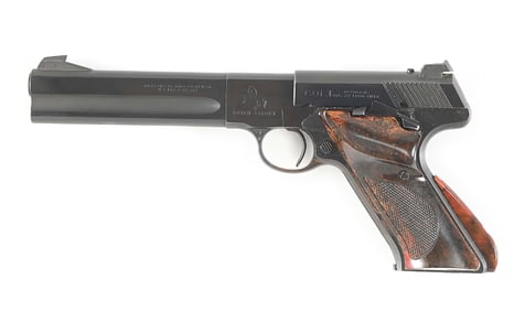 (C) COLT WOODSMAN MATCH TARGET SEMI-AUTOMATIC PISTOL.