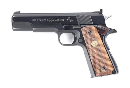 (M) POST-WAR COLT ACE .22 LR SEMI-AUTOMATIC PISTOL WITH BOX.