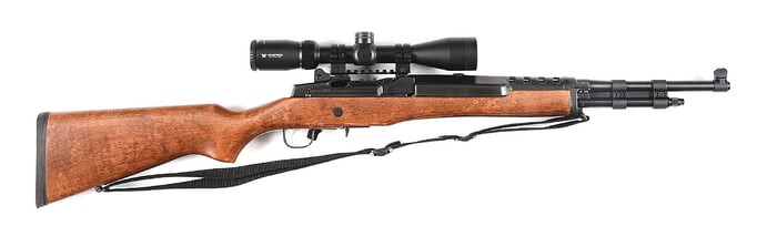 (M) RUGER NEW MINI-14 RANCH RIFLE SEMI-AUTOMATIC RIFLE.