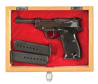 (C) WALTHER BYF 43 P38 SEMI AUTOMATIC PISTOL.