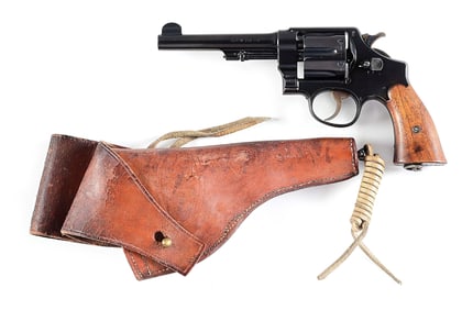 (C) SMITH & WESSON US MODEL 1917 .45 ACP DOUBLE ACTION REVOLVER