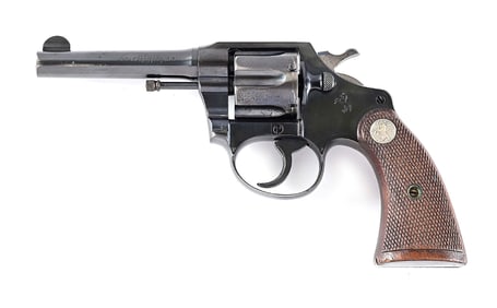 (C) COLT LETTERED RAILWAY EXPRESS AGENCY COLT POLICE POSITIVE DOUBLE ACTION REVOLVER.