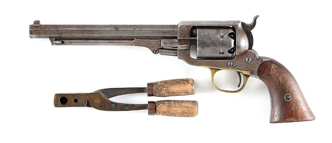 (A) WHITNEY NAVY COMMERCIAL PERCUSSION SINGLE ACTION PISTOL.