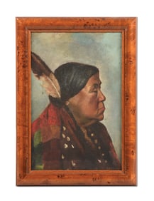 1902 PAINTING OF CHIEF GALL.