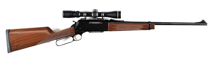 (M) BROWNING BLR LEVER ACTION CARBINE IN .358 WINCHESTER.