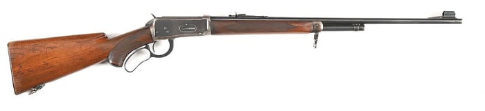 (C)PRE-WAR DELUXE WINCHESTER MODEL 64 LEVER ACTION RIFLE IN .32 WINCHESTER SPECIAL.