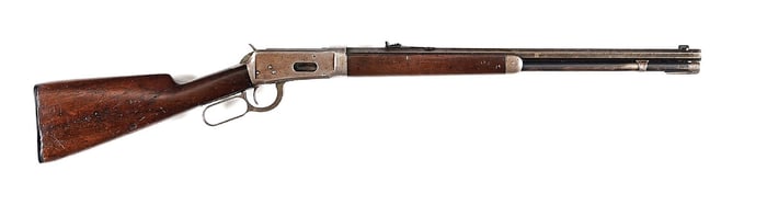 (C) WINCHESTER MODEL 1894 LEVER ACTION TAKEDOWN RIFLE IN .30 WCF (1908).
