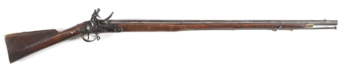 (A) COMPOSITE INDIA PATTERN VEIC BROWN BESS FLINTLOCK MUSKET.