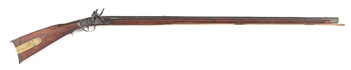 (A) LEHIGH COUNTY FLINTLOCK KENTUCKY RIFLE.