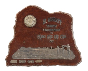 1925 GOLDEN GATE GUN CLUB ED GARRATT TRAP SHOOTING TROPHY.