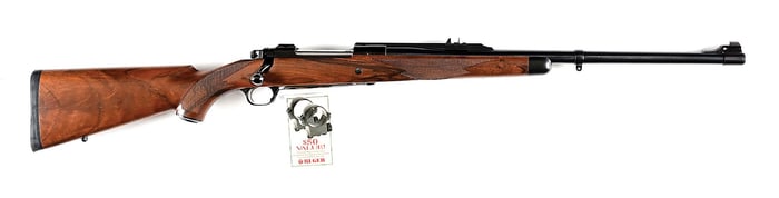 (M) RUGER M77 MAGNUM BOLT ACTION RIFLE IN .416 RIGBY.