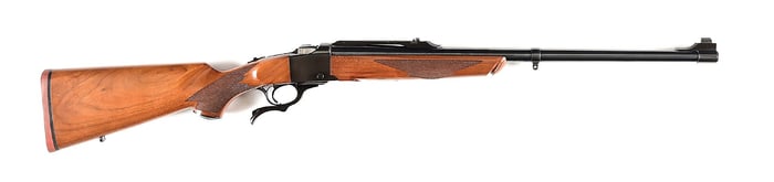 (M) RUGER NO. 1 TROPICAL SINGLE SHOT RIFLE RECHAMBERD TO .378 WEATHERBY MAG.