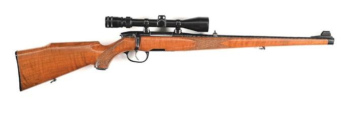 (C) STEYR MANNLICHER MODEL L BOLT ACTION RIFLE IN .243.