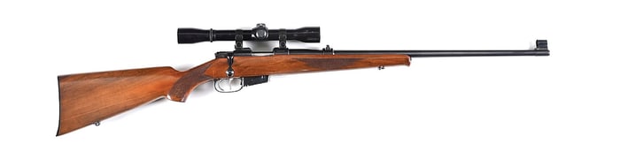 (C) POST WAR BRNO ZKW-465 .22 HORNET BOLT ACTION RIFLE.