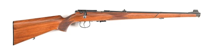 (C) ANSCHUTZ JUNIOR VARMINTER BOLT ACTION RIFLE.