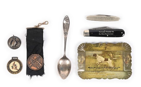 LOT OF MISCELLANEOUS PIECES OF SMALL FIREARMS ADVERTISEMENTS.