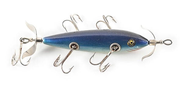 HEDDON 153 DOWAGIAC UNDERWATER MINNOW BLUE BACK ALUMINUM