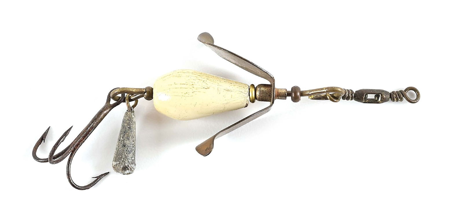 HEDDON EXPERIMENTAL UNDERWATER EXPERT WITH HANGING BELLY WEIGHT (1 of 4)