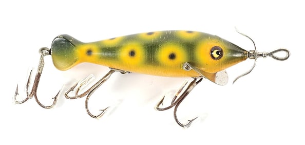 HEDDON 3009B SPINDIVER IN FROG SPOT