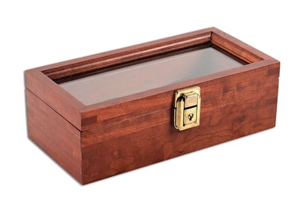 SMALL WOODEN DISPLAY CASE