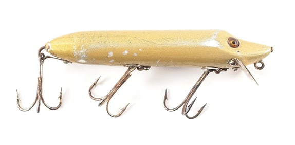 HEDDON 7503 VAMP IN EXCEEDINGLY RARE ALUMINUM FINISH