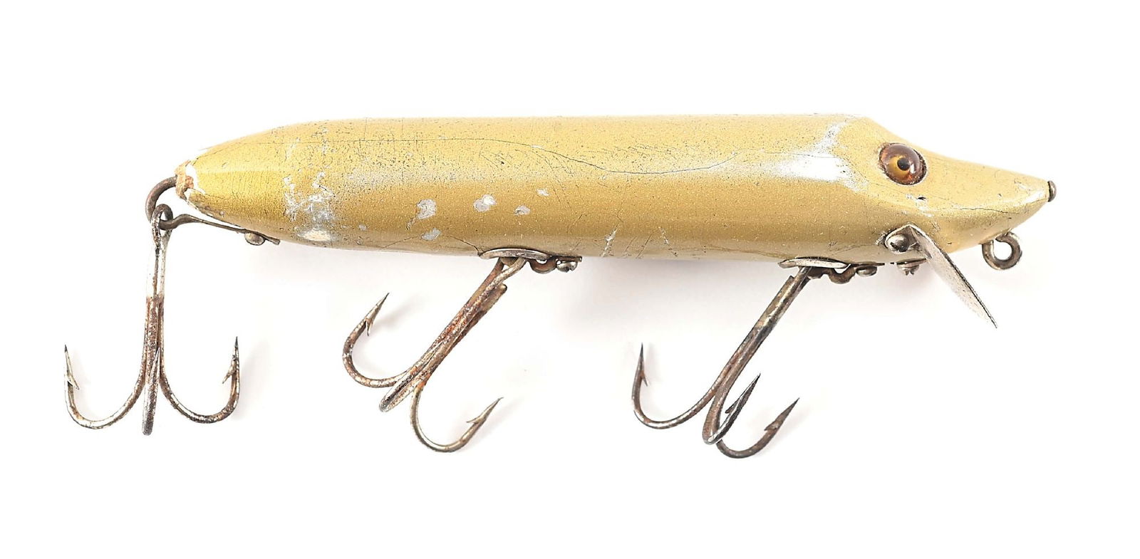 HEDDON 7503 VAMP IN EXCEEDINGLY RARE ALUMINUM FINISH (1 of 5)