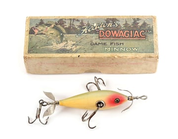 HEDDON 102 DOWAGIAC UNDERWATER MINNOW IN PINE TREE BOX