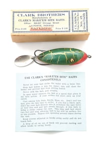 CLARK MAKE EM BITE IN GREEN WITH BOX