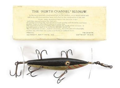 DETROIT BAIT MFG CO NORTH CHANNEL MINNOW IN BOX