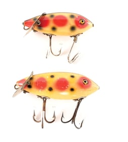 PAIR OF HEDDON CRAB WIGGLERS