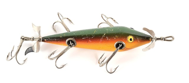 SHAKESPEARE A-NOTCH 5-HOOK UNDERWATER MINNOW IN RAINBOW